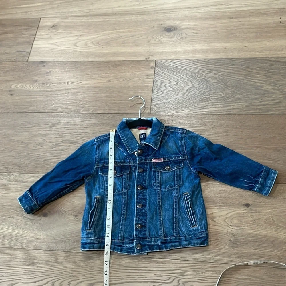 Vintage Baby Gap Classic Denim Jacket Distressed Size Toddler 4 Years